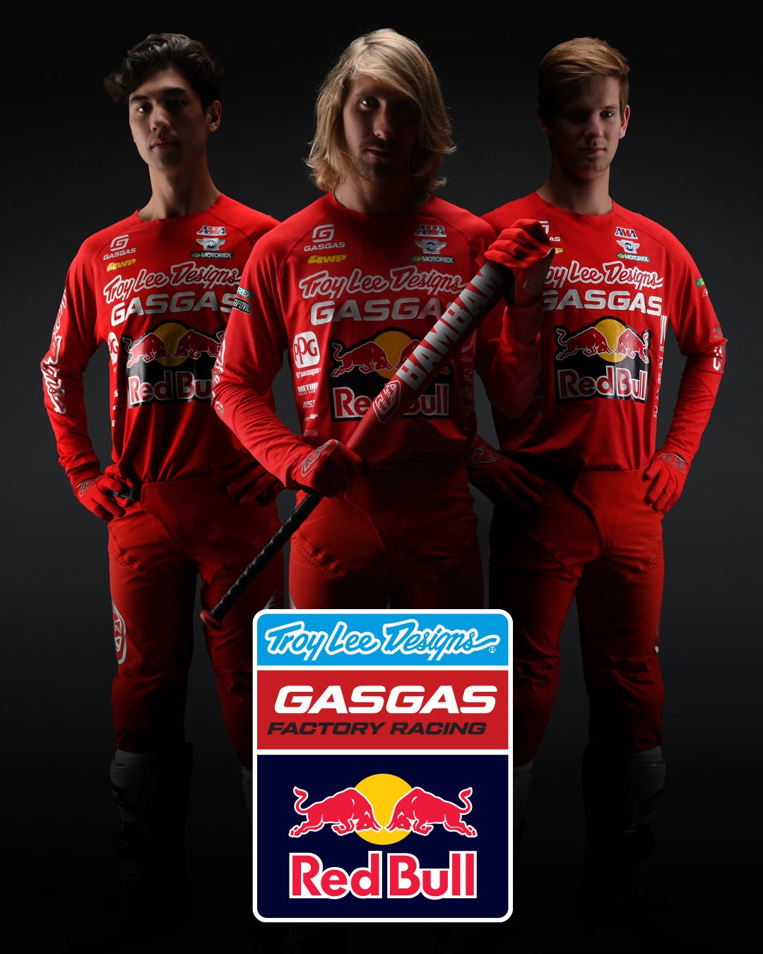 TROY LEE DESIGNSRED BULLGASGAS FACTORY RACING TEAM