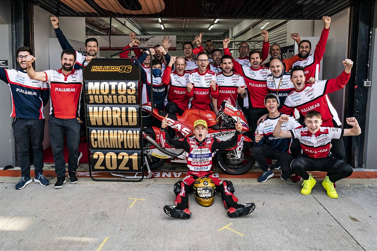 Daniel Holgado FIM Moto3 Junior World Championship win