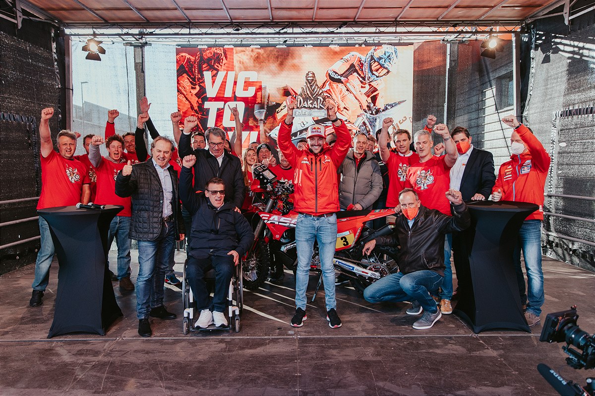 Sam Sunderland - 2022 Dakar Rally Winner - Mattighofen Visit