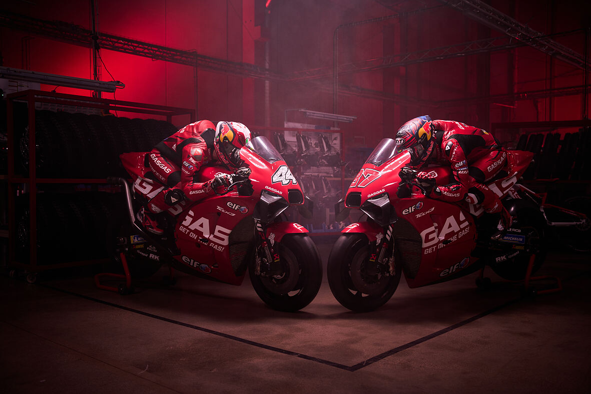 2023 GASGAS Factory Racing Tech3 MotoGP Photoshoot 