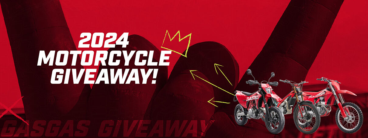 Win a GASGAS motorcycle of your choice this summer!